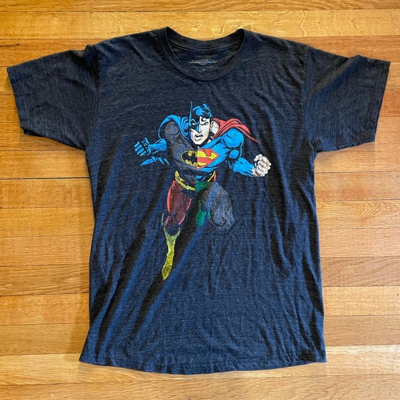 Chemise Vintage Justice League Boys Taille 16-18 – Superman Batman Flash 2002